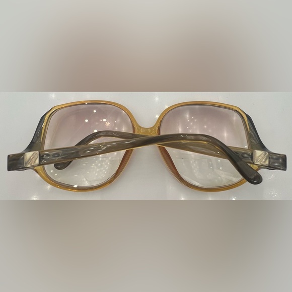 Vintage Viennaline 1289 20 Brown Honey Round Sunglasses Frames - Picture 5 of 8